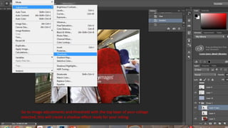Go to image adjustments and threshold with the top layer of your collage
selected, this will create a shadow effect ready for your inking.
 