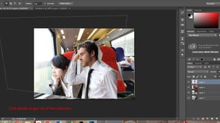 Click delete to get rid of the selection
 