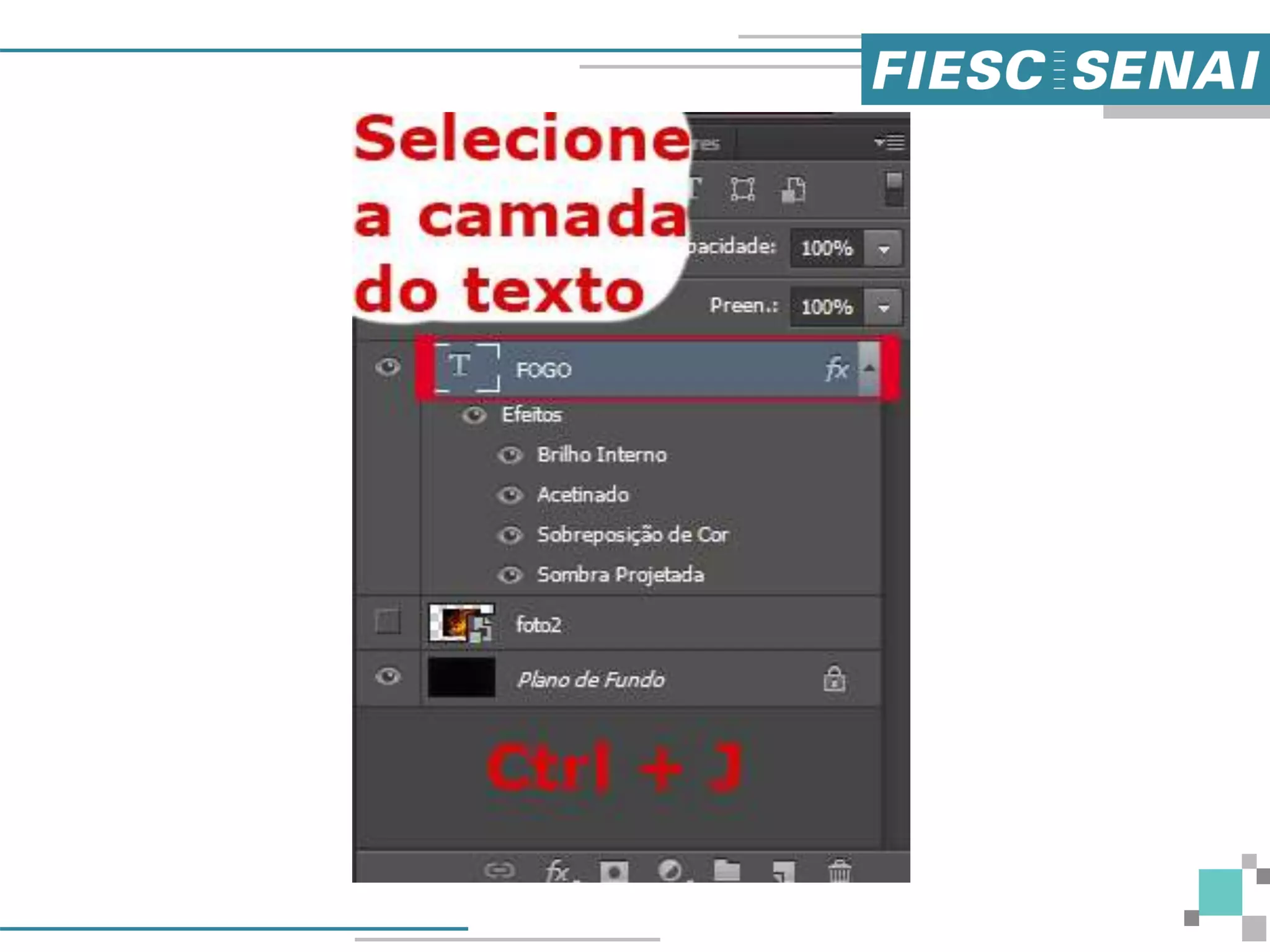 Photoshop CS6 - Texto de fogo realista