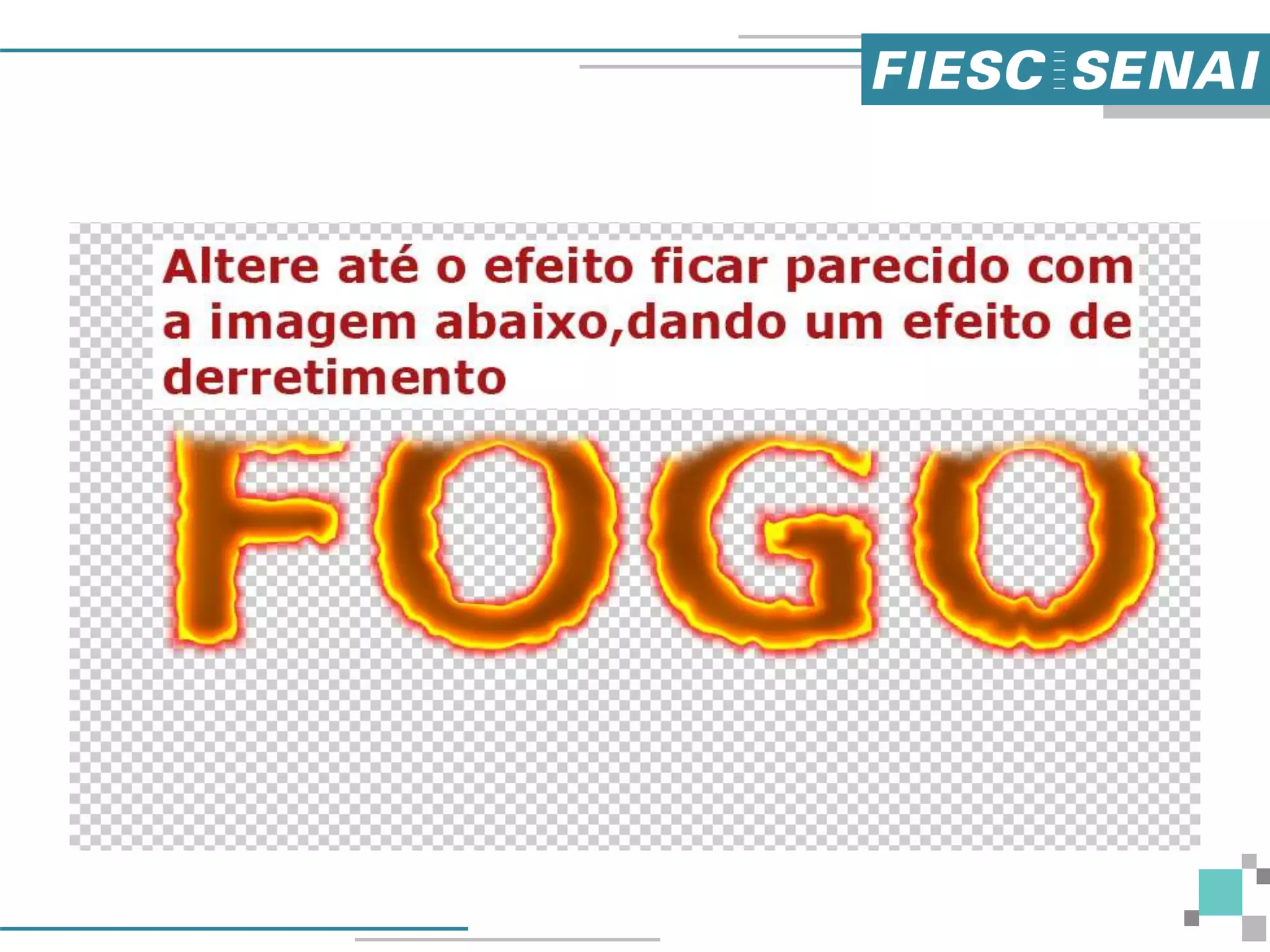 Photoshop CS6 - Texto de fogo realista