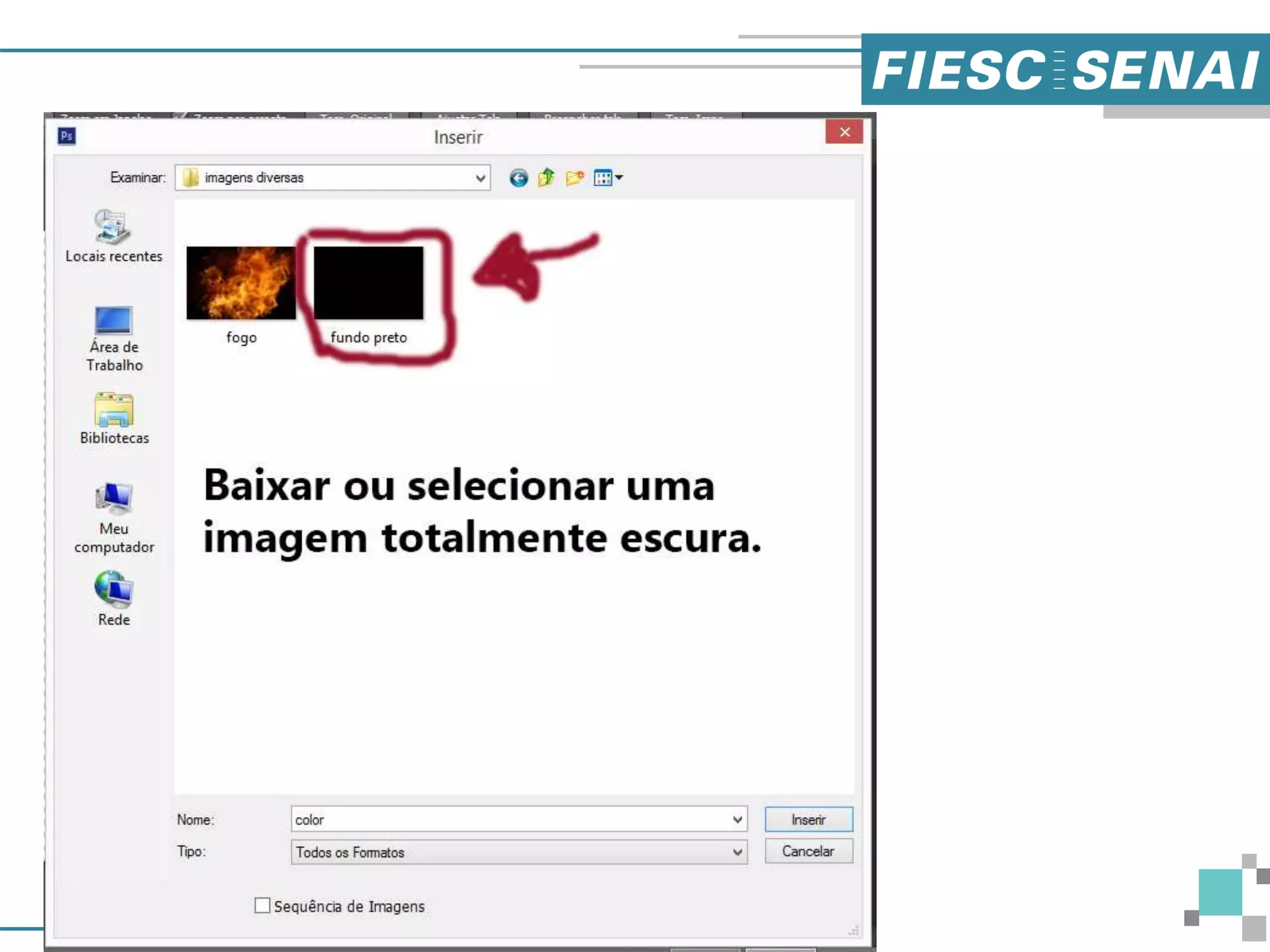 Photoshop CS6 - Texto de fogo realista
