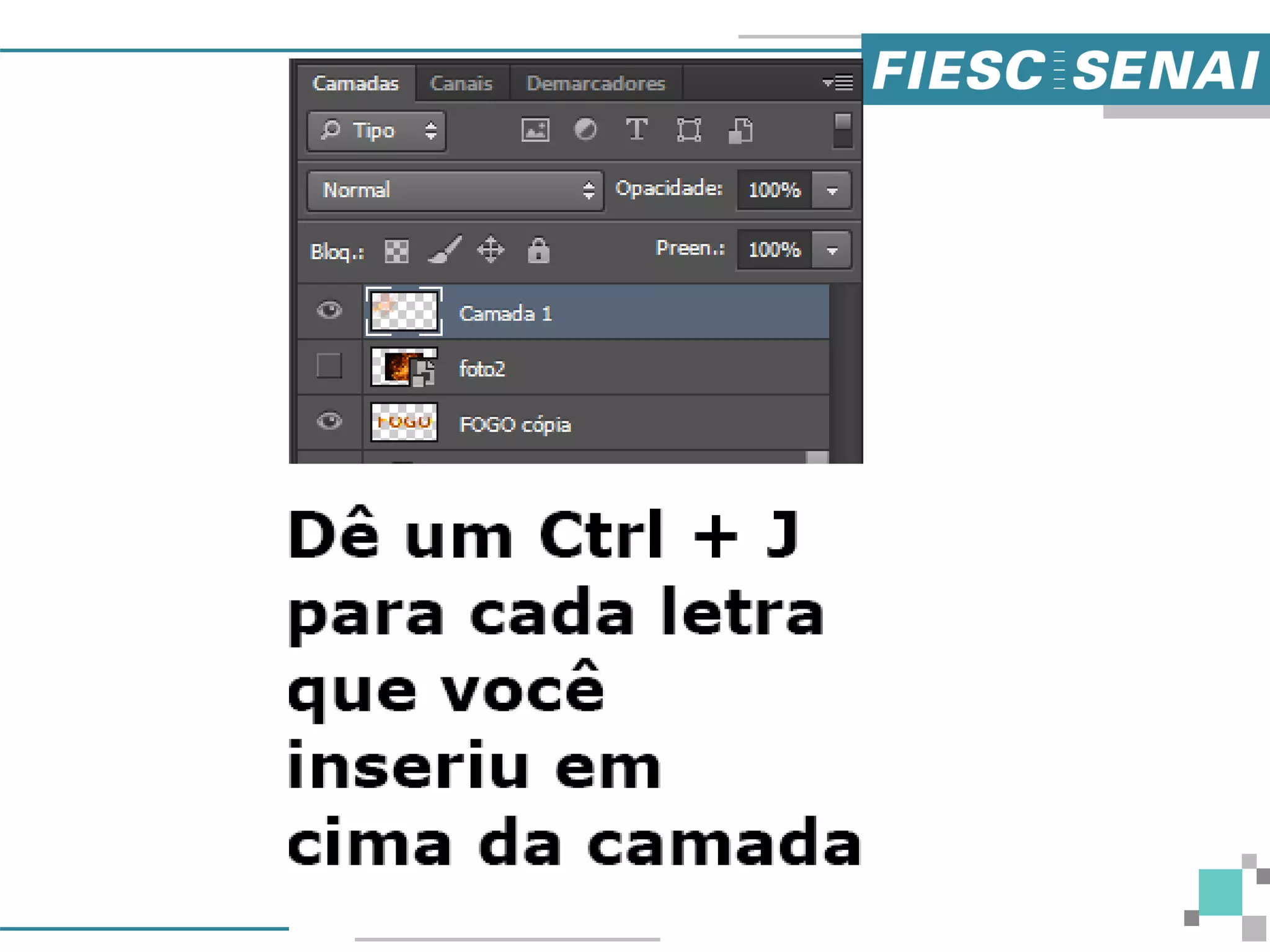 Photoshop CS6 - Texto de fogo realista