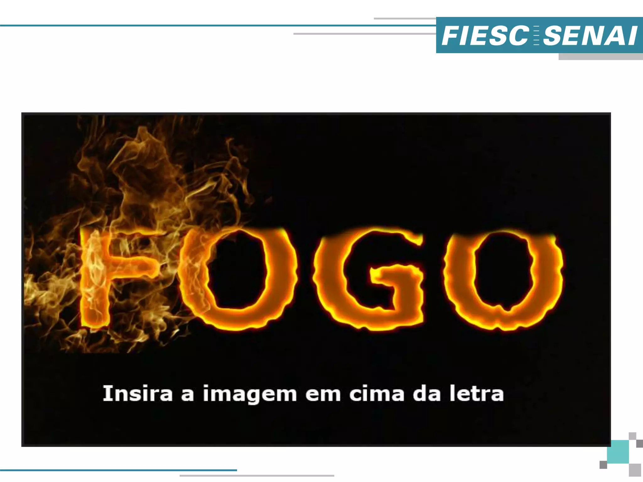 Photoshop CS6 - Texto de fogo realista