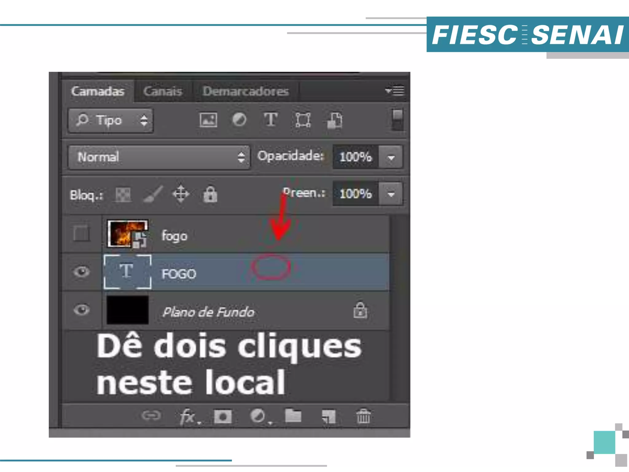 Photoshop CS6 - Texto de fogo realista