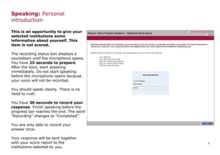 PTE Academic Tutorial | PDF