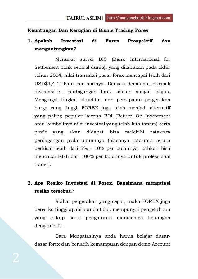 Broker forex prospek mmm