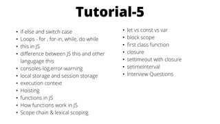 Web development basics (Part-4) | PPT