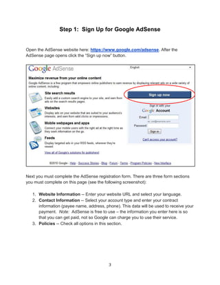 Tutorial adsense | PDF