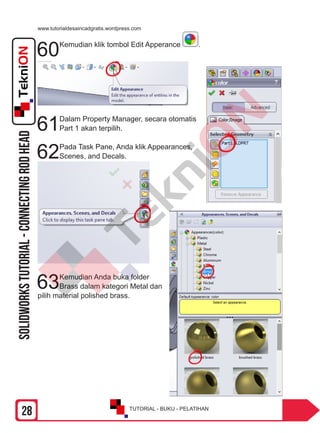 Tutorial basic solidwork | PDF