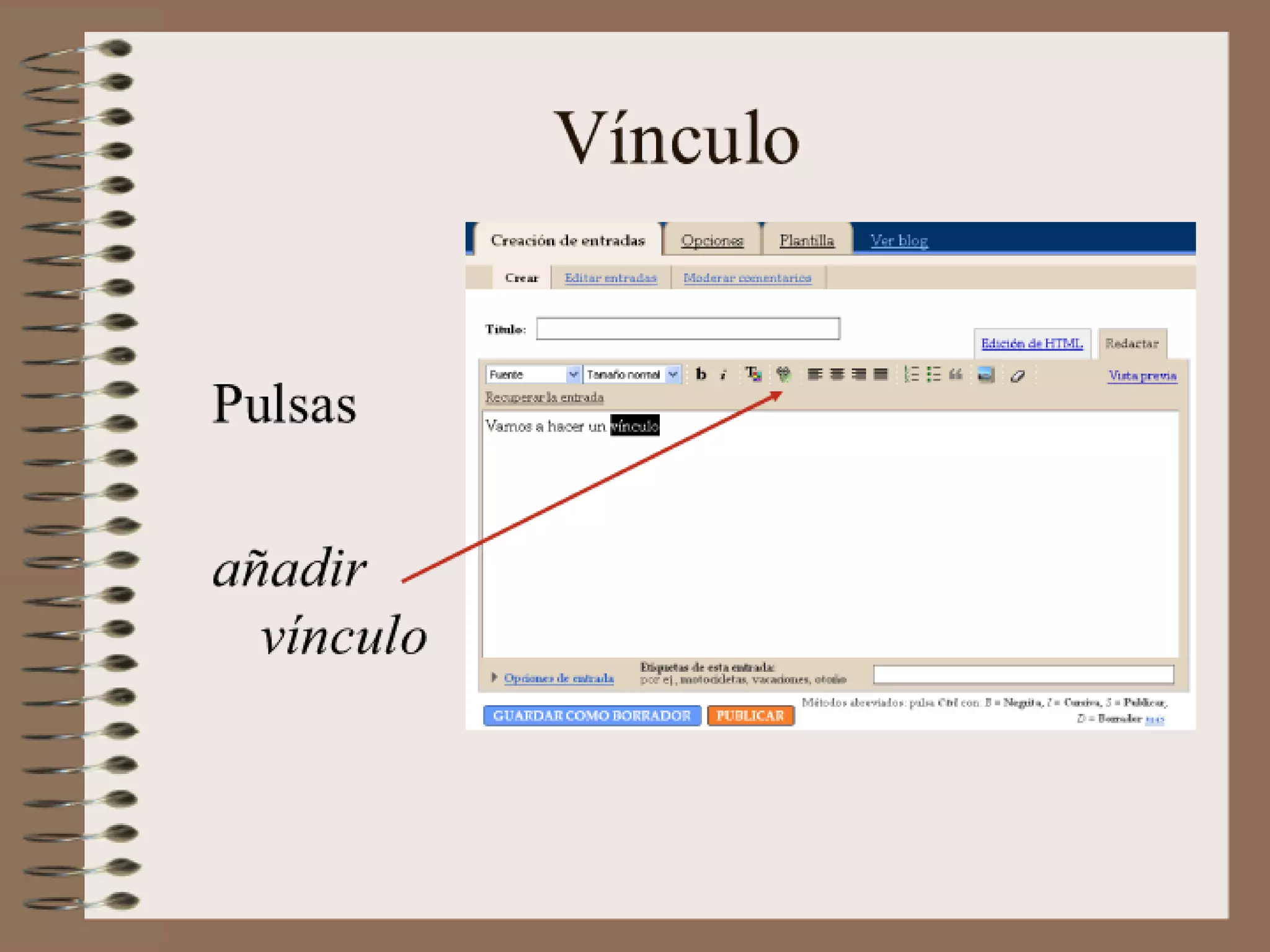 Tutorial Blogger de Ana Ovando
