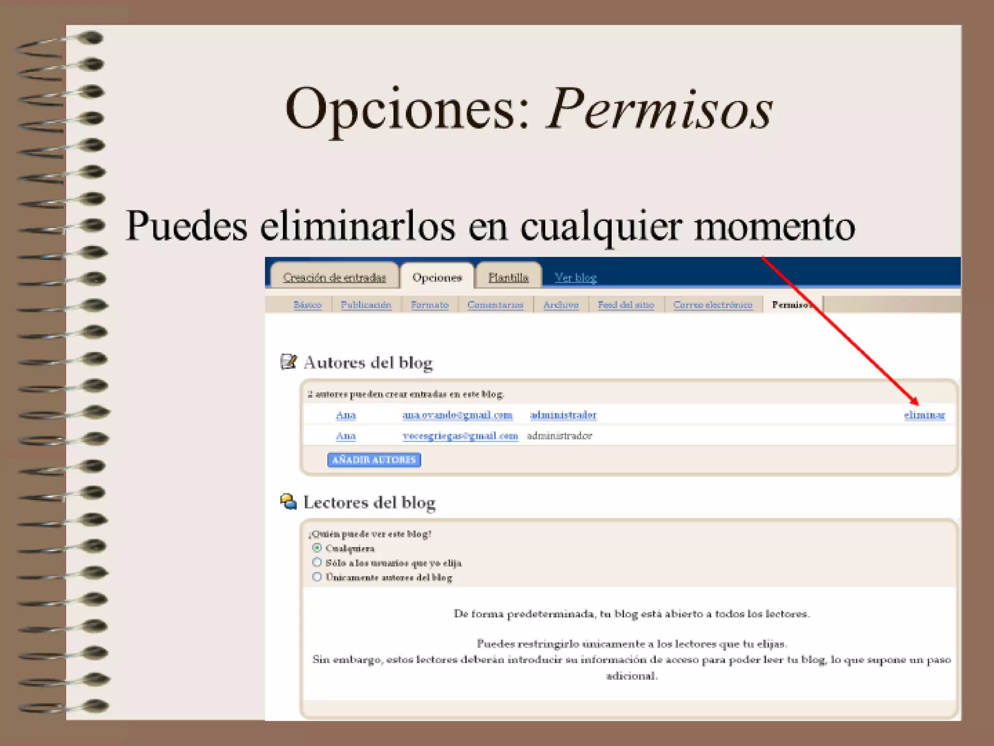 Tutorial Blogger de Ana Ovando