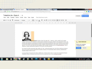 Tutorial: Editar i compartir treballs amb Google Drive