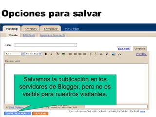 Tutorial: Creación de una bitácora electrónica | PPT