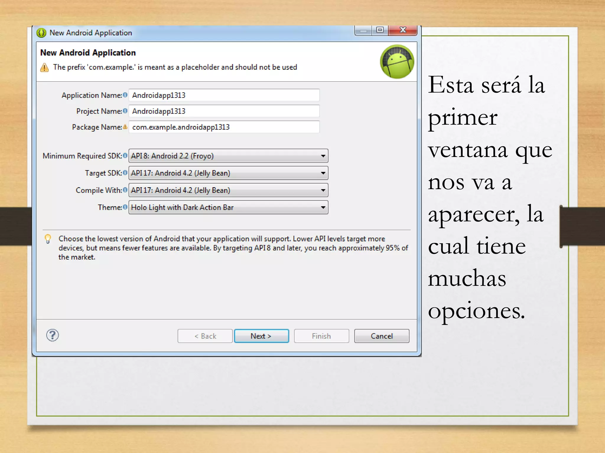 Esta será la
primer
ventana que
nos va a
aparecer, la
cual tiene
muchas
opciones.
 