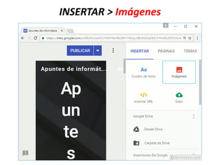 INSERTAR > Imágenes
 