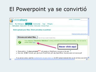 El Powerpoint ya se convirtió 