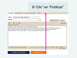 6-“Clic” en “Publicar” 