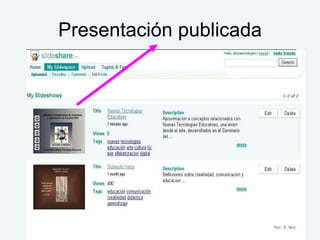 Presentación publicada 