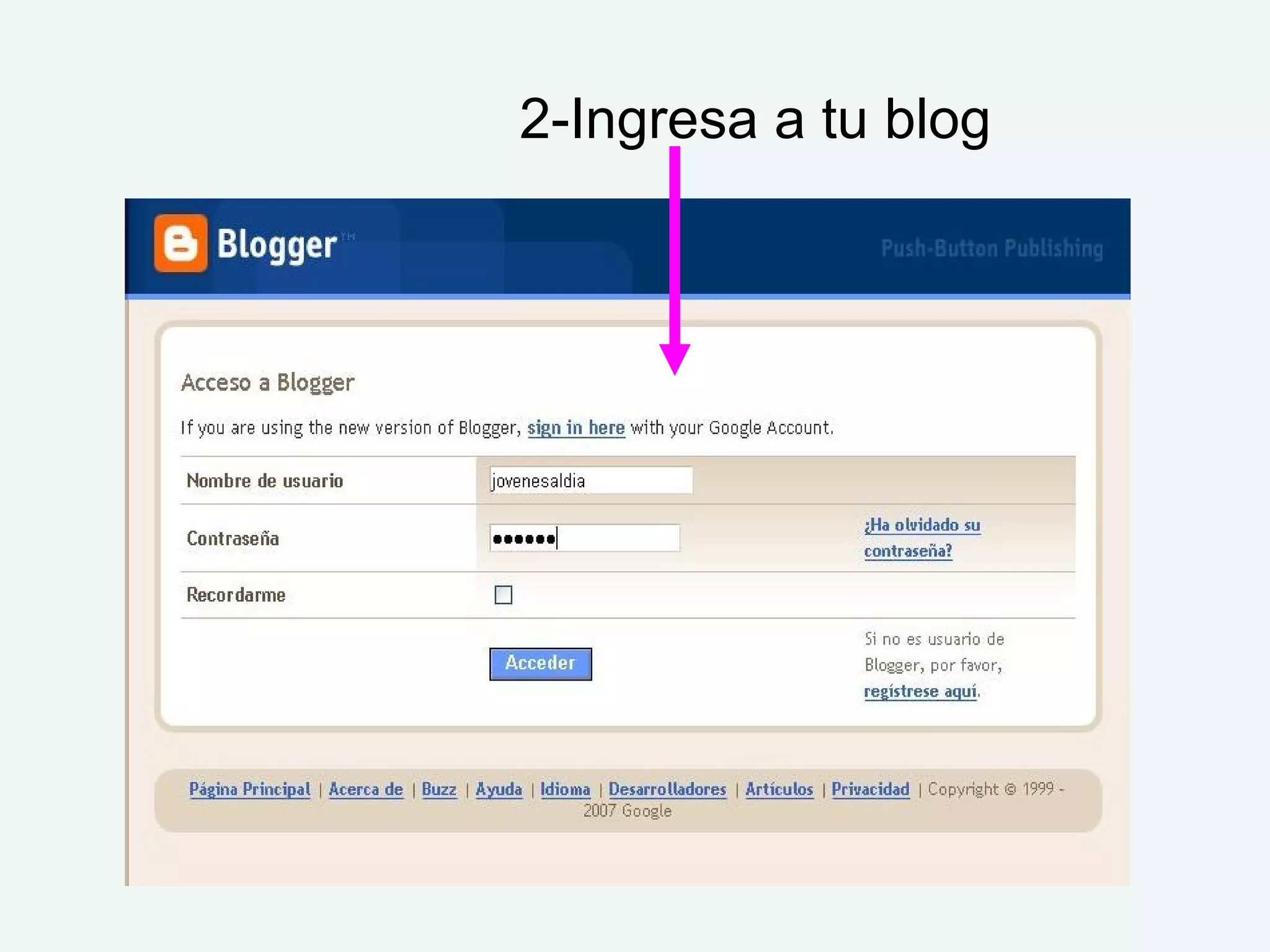 2-Ingresa a tu blog 