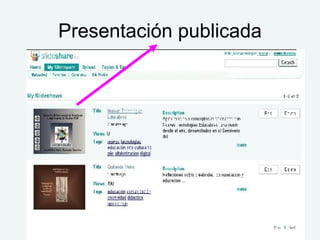 Presentación publicada 