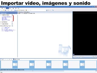 Importar video, imágenes y sonido 