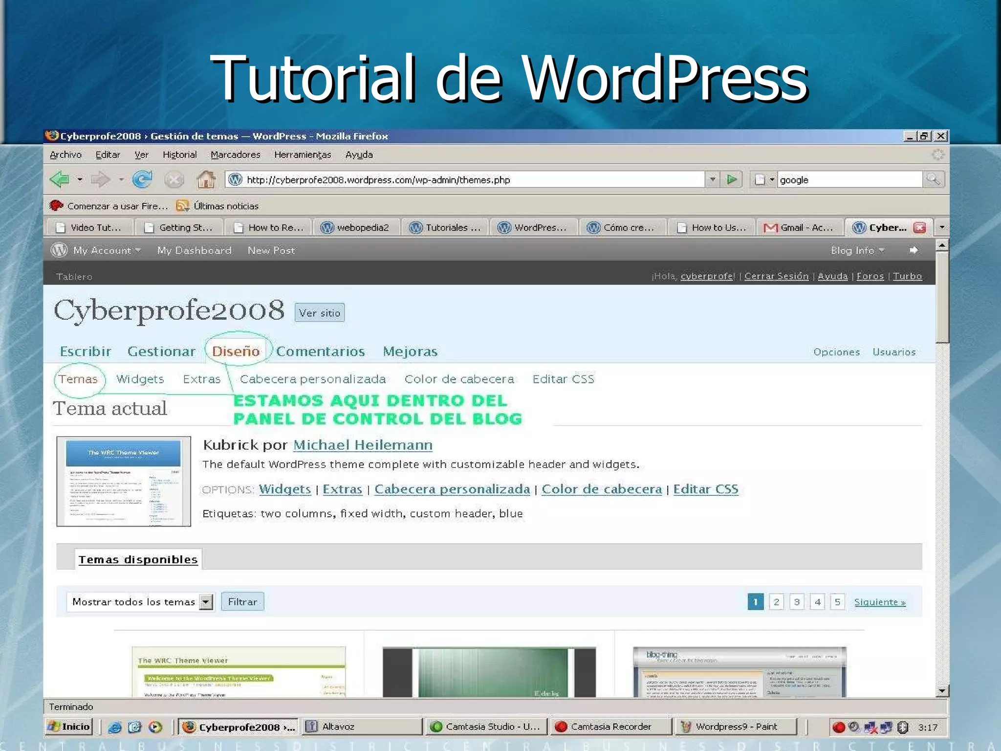 Tutorial de WordPress 