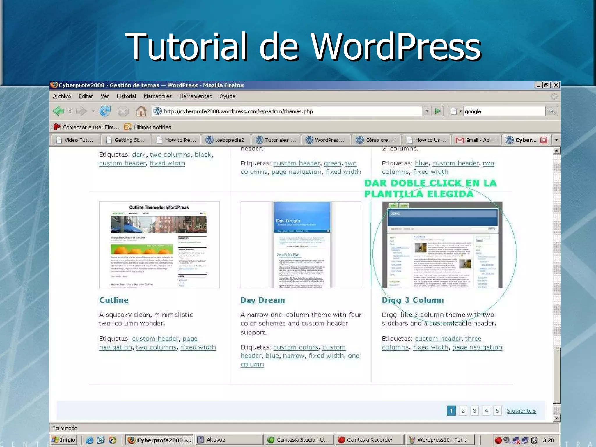 Tutorial de WordPress 