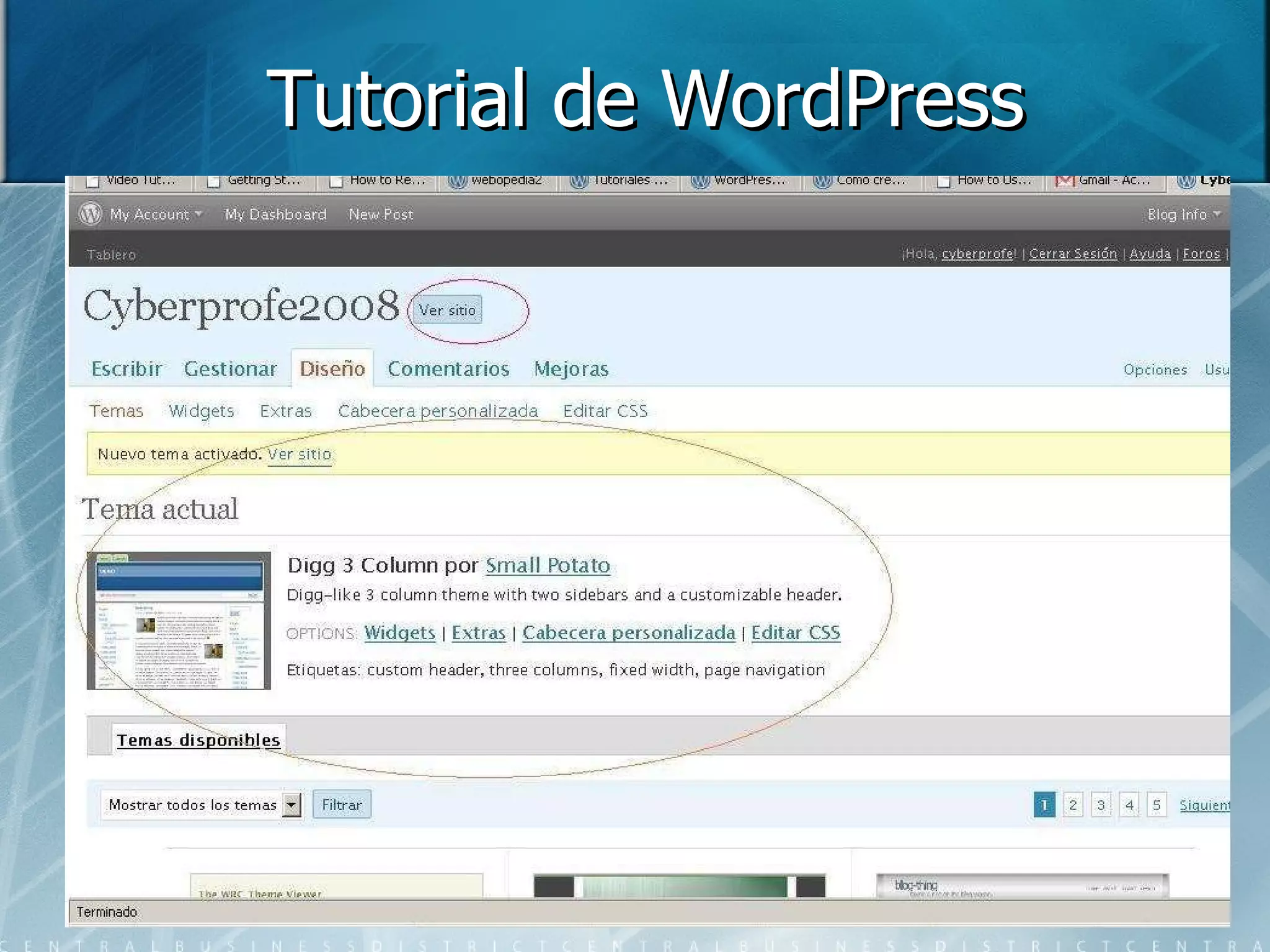 Tutorial de WordPress 