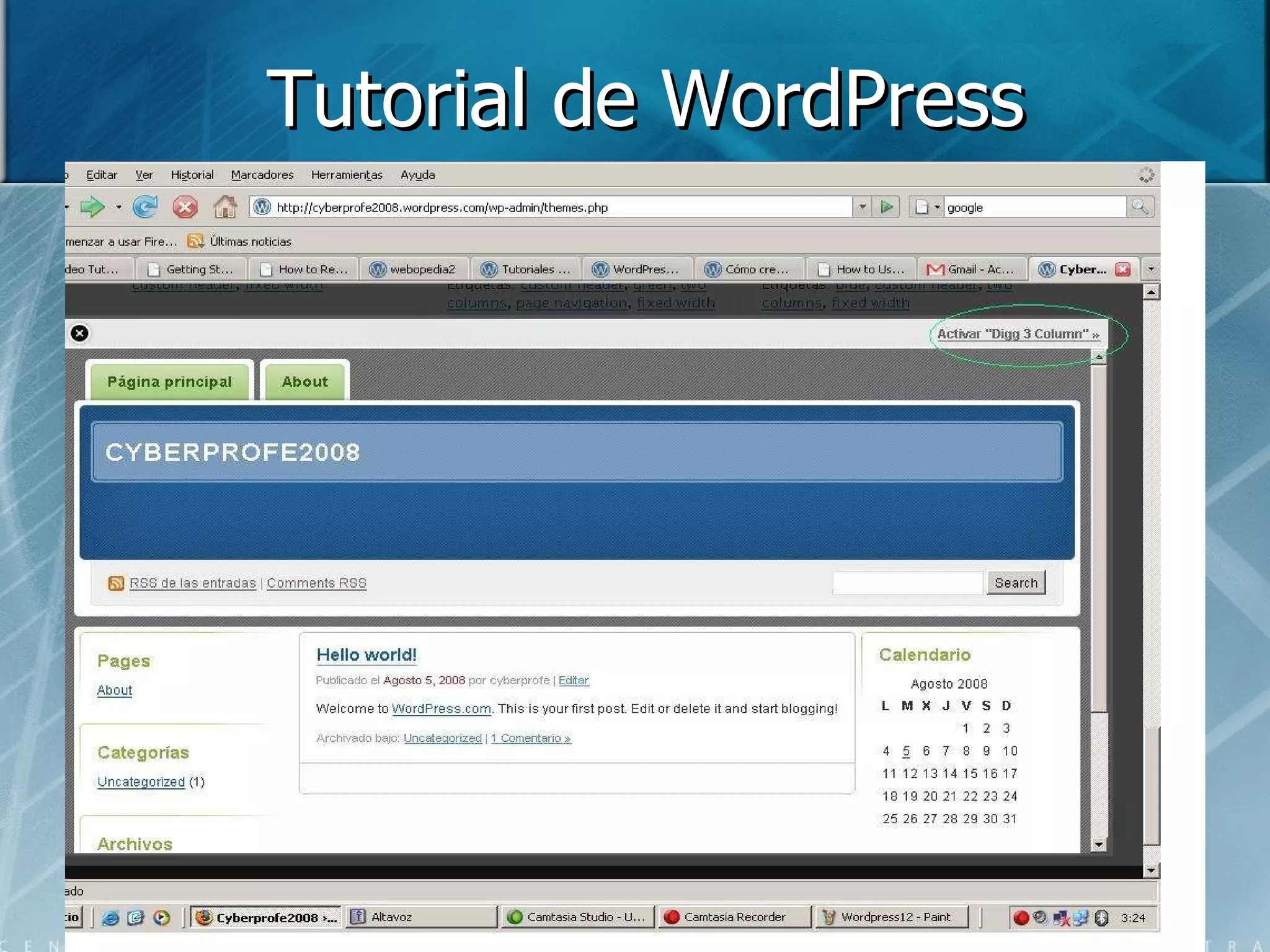 Tutorial de WordPress 