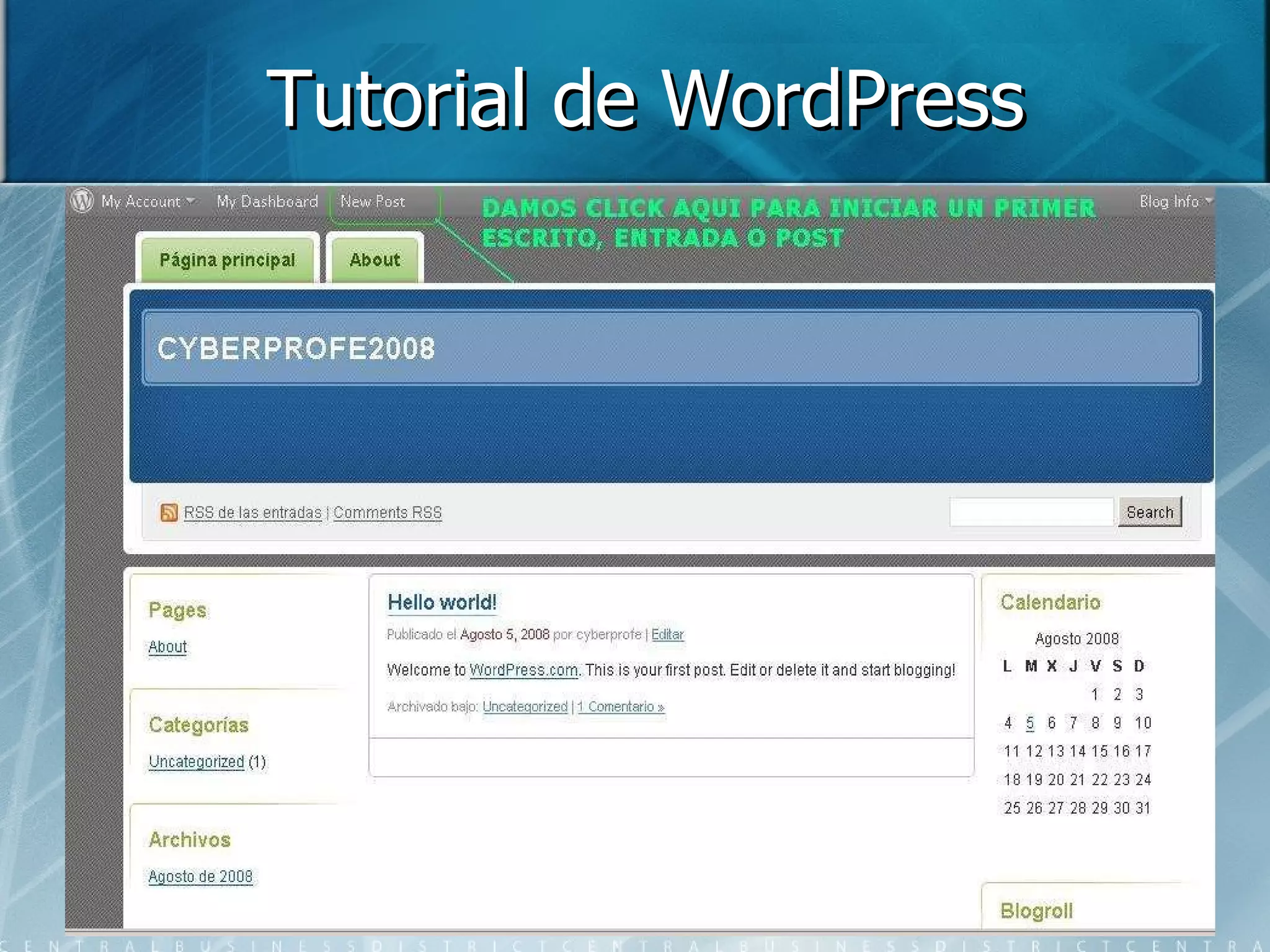 Tutorial de WordPress 