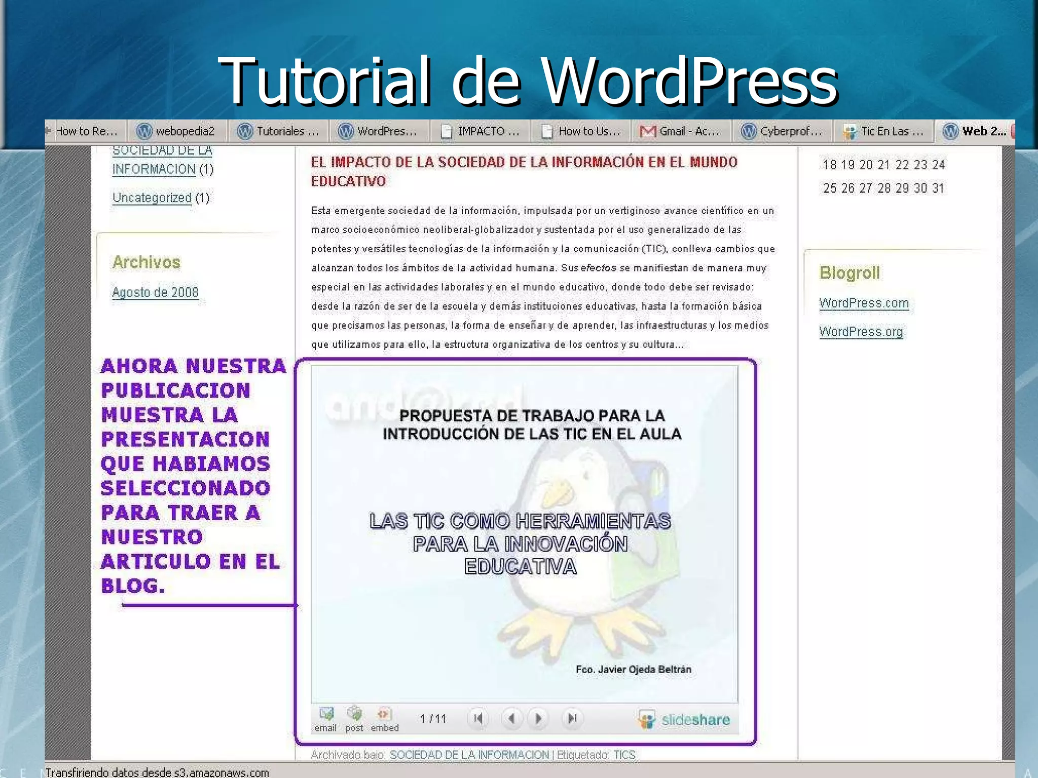 Tutorial de WordPress 