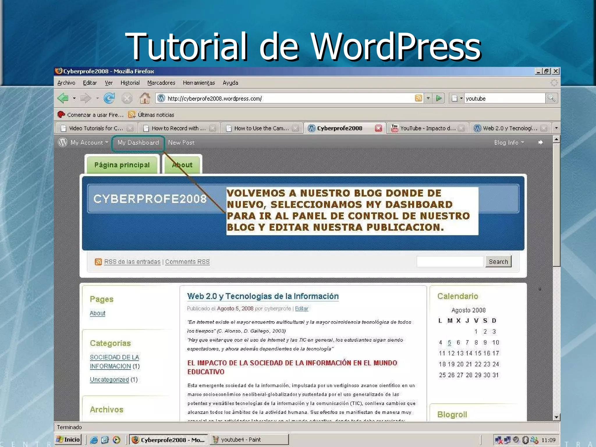Tutorial de WordPress 