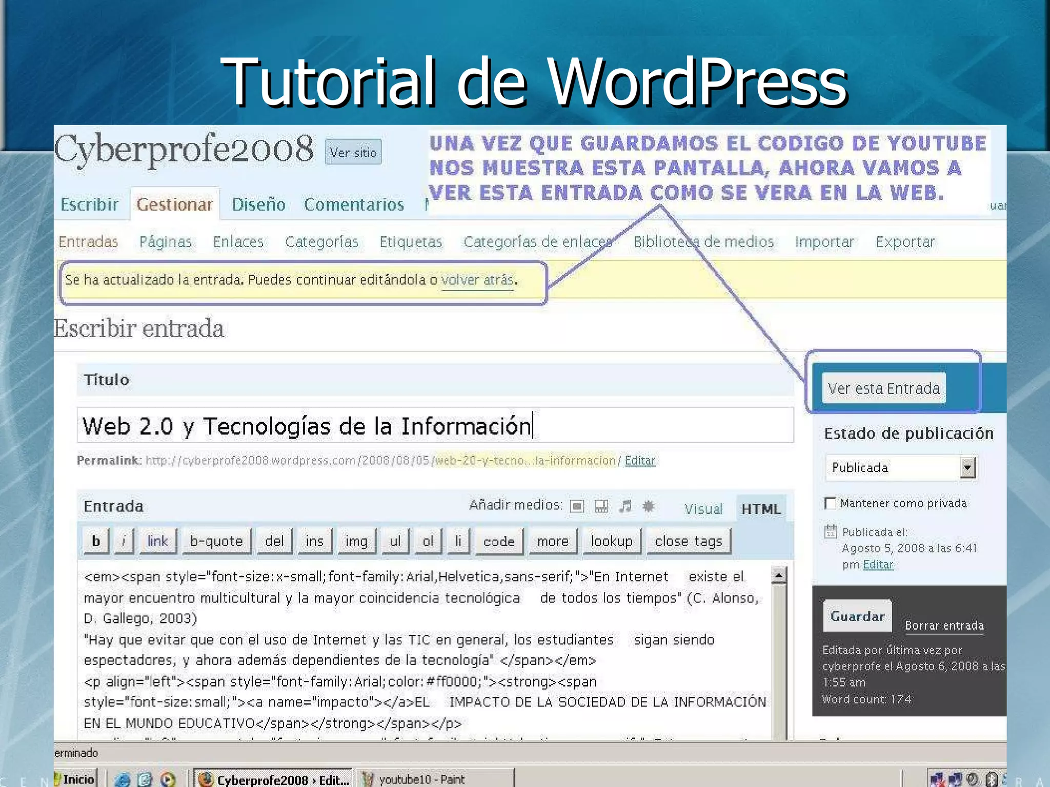 Tutorial de WordPress 