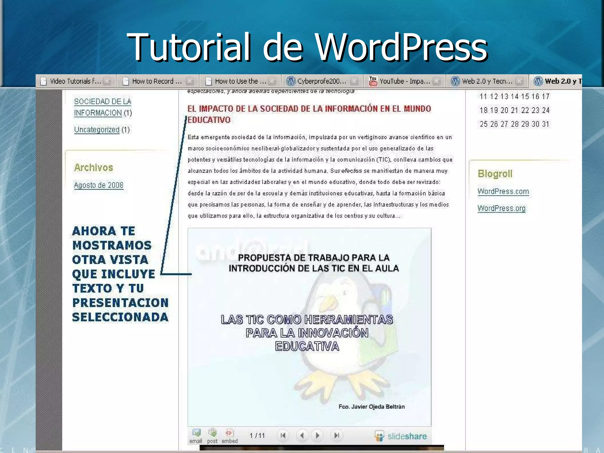 Tutorial de WordPress 