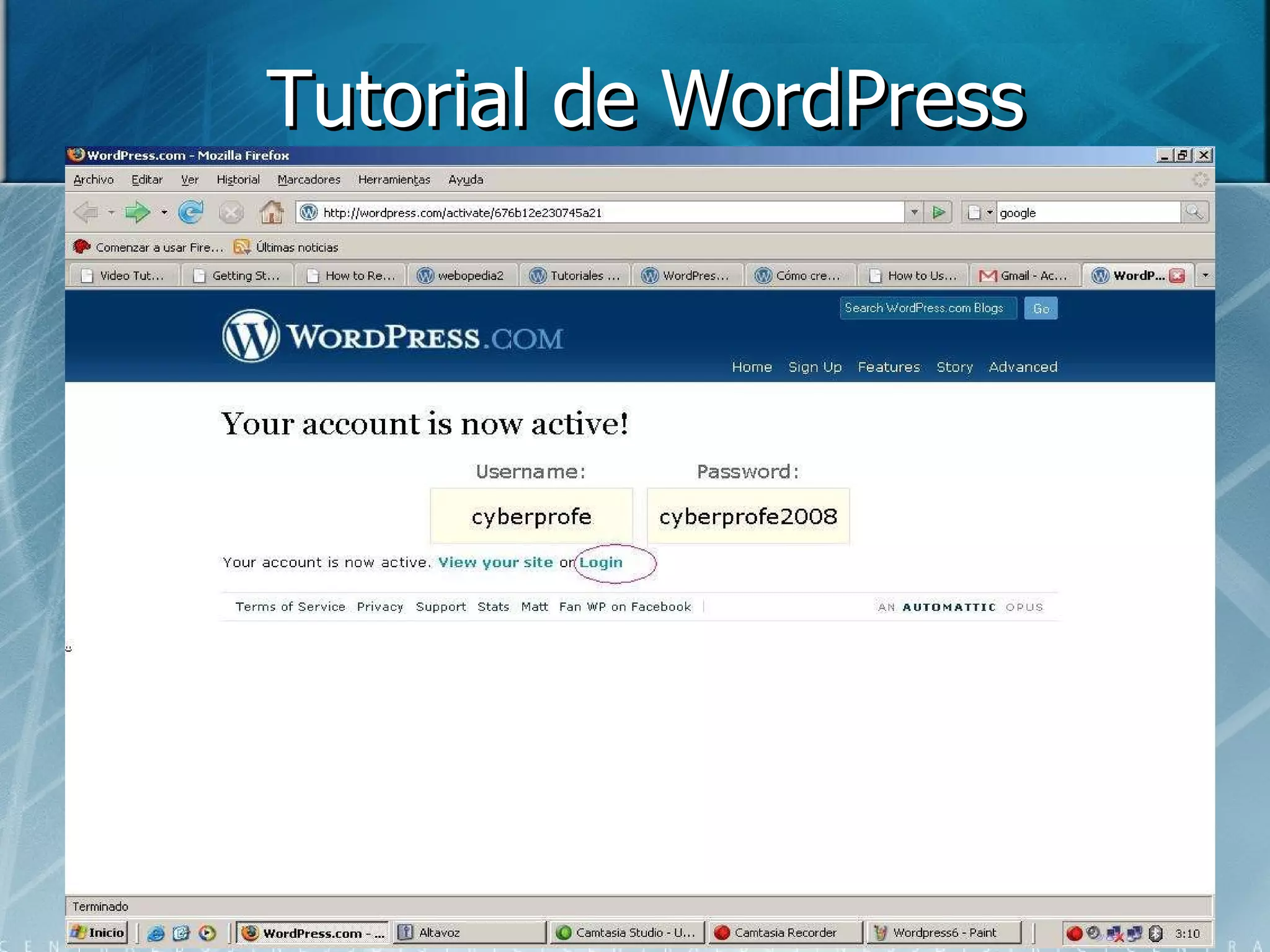 Tutorial de WordPress 