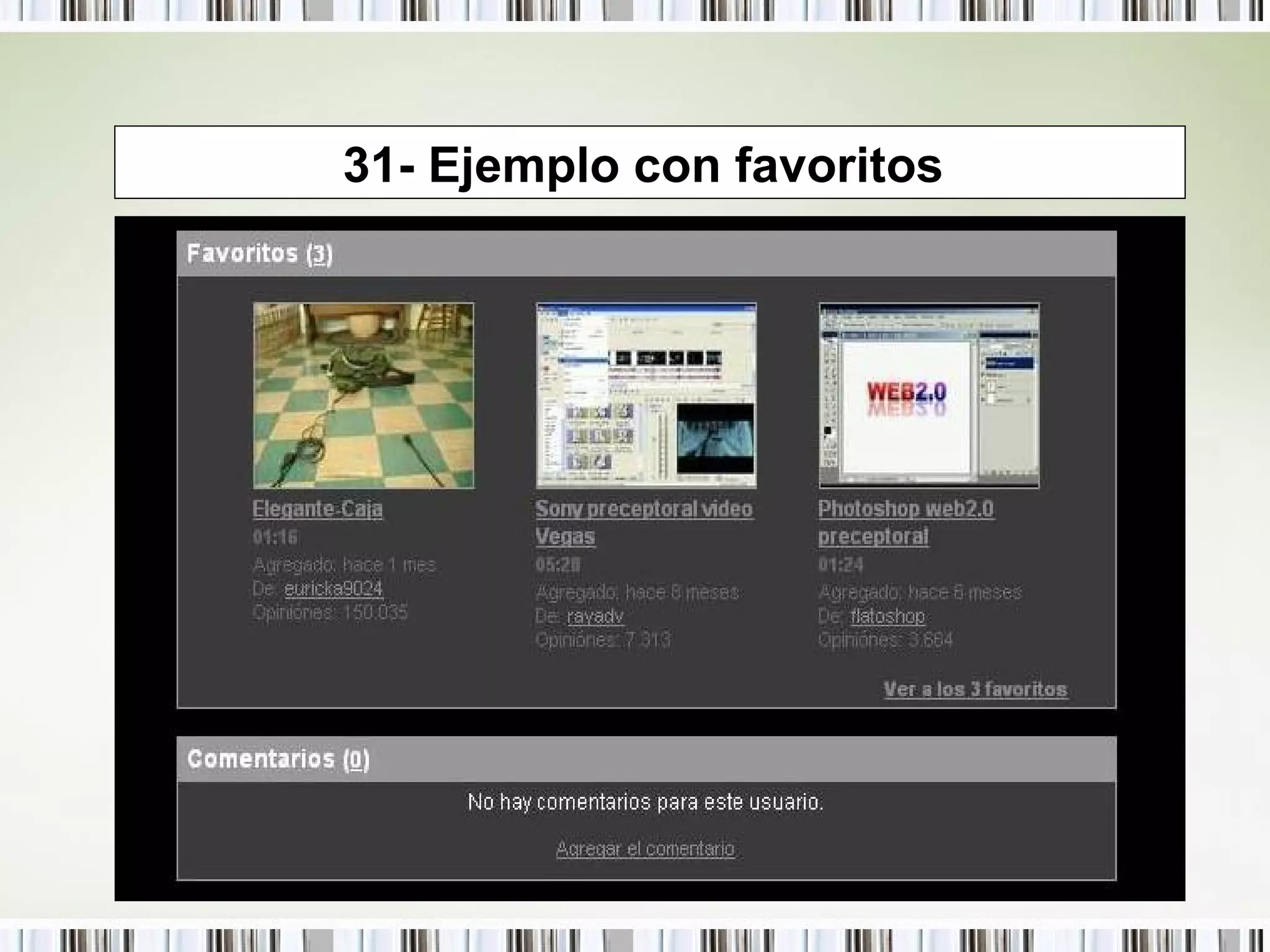 31- Ejemplo con favoritos  
