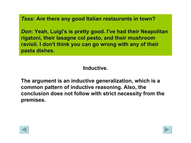 Tutorial Deductive And Inductive Arguments Ppt Tutorial Deductive And Inductive Arguments Ppt