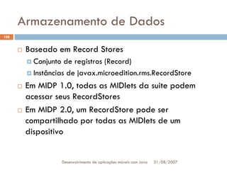 Tutorial: Desenvolvimento de aplicacoes moveis com Java
