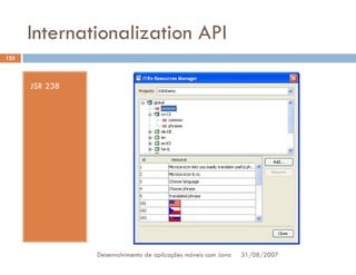Tutorial: Desenvolvimento de aplicacoes moveis com Java