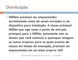 Tutorial: Desenvolvimento de aplicacoes moveis com Java