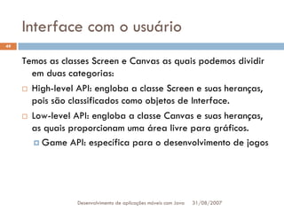 Tutorial: Desenvolvimento de aplicacoes moveis com Java