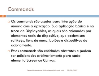Tutorial: Desenvolvimento de aplicacoes moveis com Java