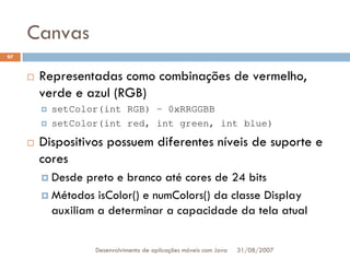 Tutorial: Desenvolvimento de aplicacoes moveis com Java