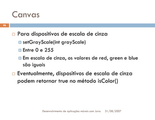 Tutorial: Desenvolvimento de aplicacoes moveis com Java