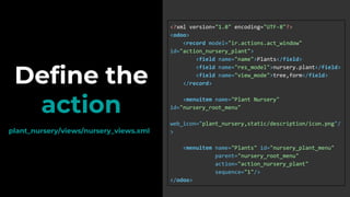 Tutorial: Develop an App with the Odoo Framework | PPTX