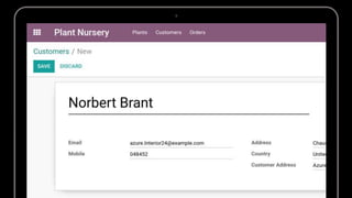 Tutorial: Develop an App with the Odoo Framework | PPTX