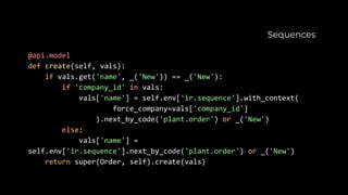 Tutorial: Develop an App with the Odoo Framework | PPTX