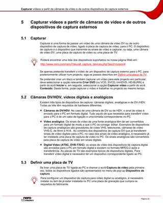 Tutorial do Nero Vision 4 - Portugues