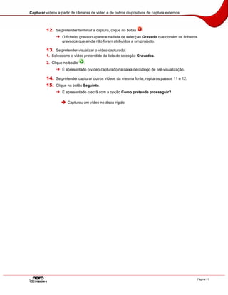 Tutorial do Nero Vision 4 - Portugues