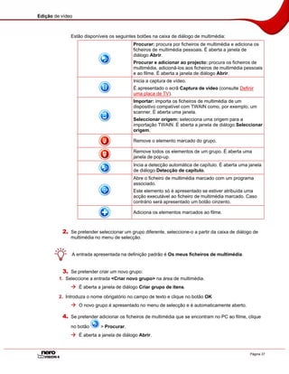 Tutorial do Nero Vision 4 - Portugues